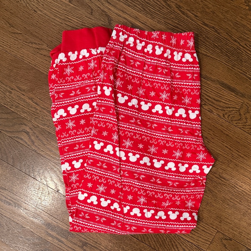 Disney Red women’s  Pajamas with White Patterns